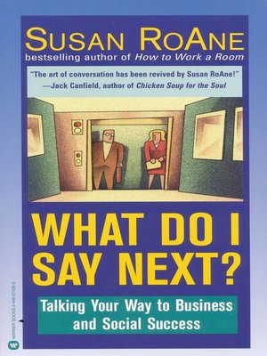 cover image of What Do I Say Next?